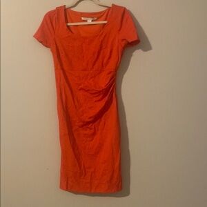 Red Short Sleeve Dress